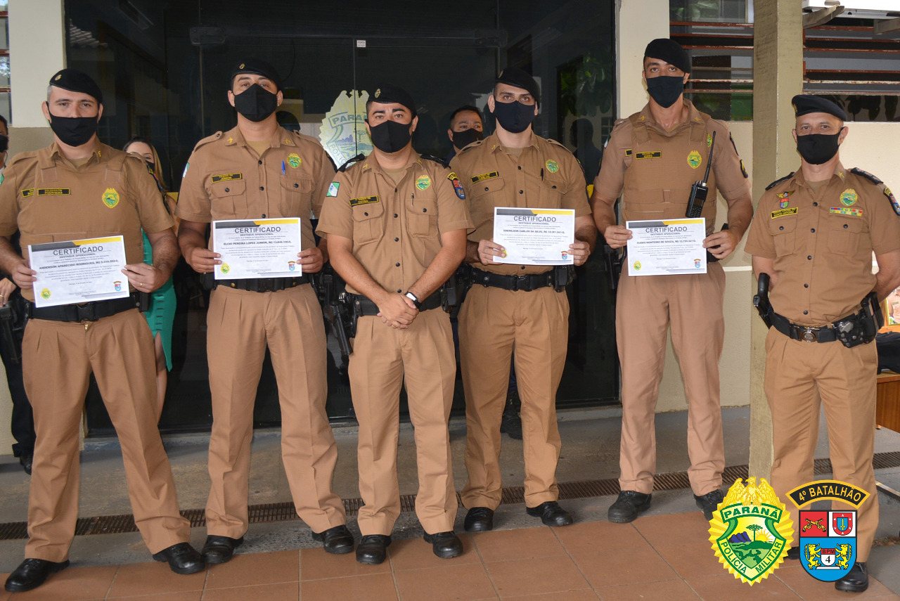 Policiais Militares Do Bpm Recebem Homenagem De Destaque Do M S E