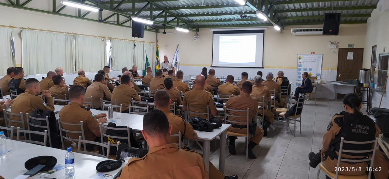 Militares estaduais do Curso de Capacitação em Patrulha Rural