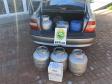 Policiais da fronteira apreendem carro carregado com produtos contrabandeados e cumprem um Mandado Judicial no Oeste do estado