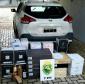 Polícia Militar apreende grande quantidade de eletrônicos e caixas de vinho em situação irregular e encaminha dois por descaminho, no Sudoeste do Paraná