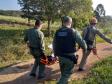 BPMOA resgata mulher após escorregar em riacho em Campo Largo (PR)