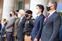 Pira do Fogo Simbólico da Pátria é acendida durante cerimônia de abertura da Semana da Pátria em Curitiba