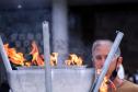 Pira do Fogo Simbólico da Pátria é acendida durante cerimônia de abertura da Semana da Pátria em Curitiba