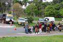 Polícia Militar participa de blitz educativa integrada da Semana Nacional do Trânsito na Linha Verde em Curitiba
