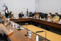 Primeira-dama do Estado do Paraná recebe Alto-Comando da Polícia Militar em Curitiba (PR)