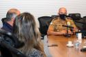 Primeira-dama do Estado do Paraná recebe Alto-Comando da Polícia Militar em Curitiba (PR)