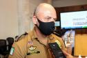 Primeira-dama do Estado do Paraná recebe Alto-Comando da Polícia Militar em Curitiba (PR)