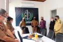 Alto-Comando da PMPR faz visita de cortesia à Presidente da ASSOFEPAR