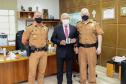 Alto Comando da Polícia Militar recebe visita de cortesia do Presidente da ALEP