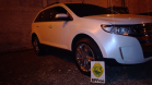 BPFRON apreende mais de 200 quilos de maconha, arma de fogo e carro roubado no Oeste do estado