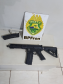BPFRON apreende mais de 200 quilos de maconha, arma de fogo e carro roubado no Oeste do estado