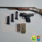 Veículos com produtos contrabandeados e armas de fogo são abordados pelo BPRv no Interior do estado