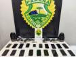 PM apreende mais de dois quilos de drogas e recupera 20 celulares após roubo a ônibus em Curitiba