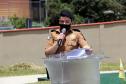 Colégio da Polícia Militar inaugura pista de golfe para alunos em Curitiba