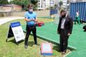 Colégio da Polícia Militar inaugura pista de golfe para alunos em Curitiba