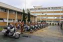 Batalhão de Polícia de Trânsito recebe novo comandante durante solenidade em Curitiba