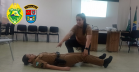 Policiais militares do Sudoeste do estado participam de instrução de atendimento pré-hospitalar