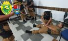 Policiais militares do Sudoeste do estado participam de instrução de atendimento pré-hospitalar