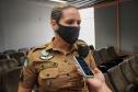 Oficiais e praças recebem a Medalha de Mérito do Comando-Geral durante solenidade em Curitiba