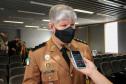 Oficiais e praças recebem a Medalha de Mérito do Comando-Geral durante solenidade em Curitiba
