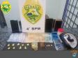 PM prende cinco pessoas e apreende grande quantidade de drogas no Noroeste do estado