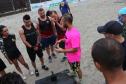 Desafio Cross Games estimula confraternização entre policiais militares e bombeiros nas areias de Caiobá