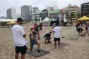 Desafio Cross Games estimula confraternização entre policiais militares e bombeiros nas areias de Caiobá