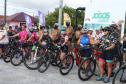 Mais de 200 ciclistas de todo Paraná participam junto com a PM de desafio de 27 quilômetros, no litoral