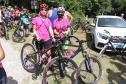 Mais de 200 ciclistas de todo Paraná participam junto com a PM de desafio de 27 quilômetros, no litoral