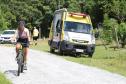 Mais de 200 ciclistas de todo Paraná participam junto com a PM de desafio de 27 quilômetros, no litoral