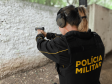 Efetivo do BPTran realiza habilitação e renovação para emprego de armas de fogo de porte