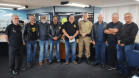 Veteranos do Batalhão de Controle de Tráfego visitam o BPTran após mais de 50 anos