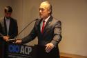 Curitiba, 25 de abril de 2018. Homenagem à Coronel Audilene na ACPAcef Said Coordenador do Conselho de Segurança da ACP