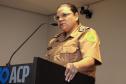 Curitiba, 25 de abril de 2018. Homenagem à Coronel Audilene na ACPComandante Geral da PMPR Coronel Audilene Rosa de Paula Dias Rocha