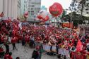 Curitiba, 01 de maio de 2018. Manifestações do Dia do Trabalho