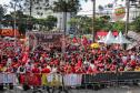 Curitiba, 01 de maio de 2018. Manifestações do Dia do Trabalho