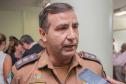 Curitiba, 04 de maio de 2018. Lançamento Maio AmareloTen.Cel. Naasson Polak Comandante do Batalhão de Trânsito