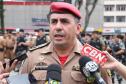 Curitiba, 11 de maio de 2018. Lançamento da Operação Tiradentes IIComandante do Corpo de Bombeiros Fabio Mariano de Oliveira