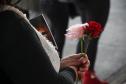 Curitiba, 11 de maio de 2018. 11-05-2018 Entrega de rosas em homenagem ao Dia das Mães
