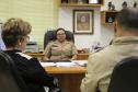 Curitiba, 14 de maio de 2018. Visita ao Gabinete da Comandante Geral pela Legião Paranaense do Expedicionário