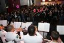 Hard Rock Café é palco de show da Banda de Música da PM em prol da Campanha Outubro Rosa
