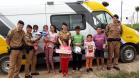 Campanha feita pela 1ª CIPM beneficia mais de 300 crianças no Sudeste do Estado