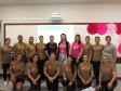 Em Cianorte (PR), policiais femininas participam de atividades relacionadas ao Outubro Rosa