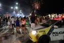 Matinhos, 01 de janeiro de 2019. Operação Verão Paraná 2018/2019 - Reveillon 2019 em Matinhos