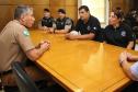 Policiais da Argentina visitam o Comandante-Geral da Polícia Militar em Curitiba (PR)