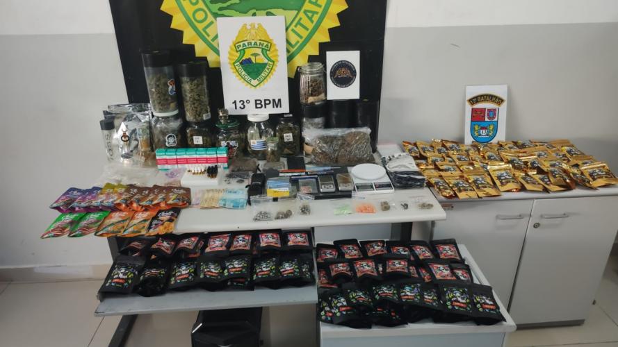 Drogas são apreendidas em apartamento na capital