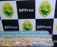 BPFron recupera caminhonete e apreende mais de R$ 27 mil em dinheiro no Oeste do PR