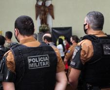 Comunidade católica do Fanny, em Curitiba, recebe Polícia Militar para celebrar os 167 anos de história da Corporação