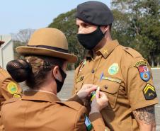 Dia do Soldado é comemorado com entrega de medalhas e homenagens a praças promovidos na APMG