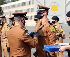 Dia do Soldado é comemorado com entrega de medalhas e homenagens a praças promovidos na APMG
